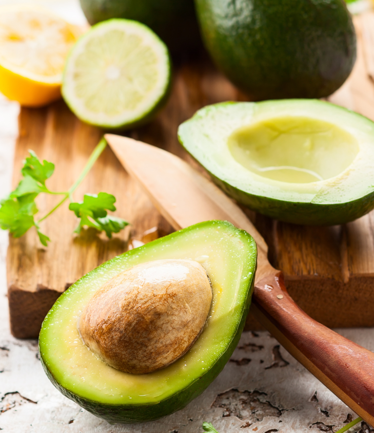 heart healthy avocados and lime