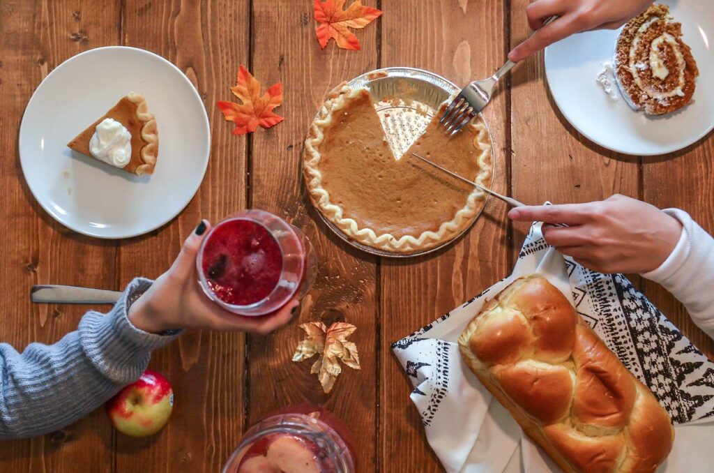 Pumkin pie and other holiday food